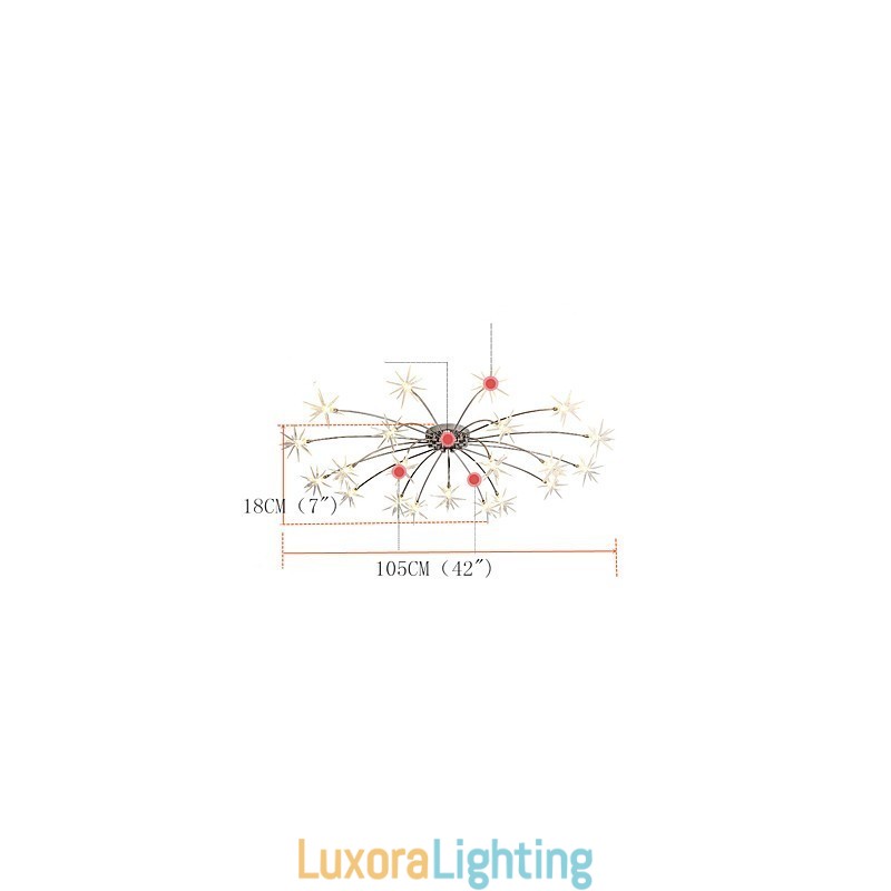 Designer Touch Decorative Modern Contemporary Chrome Feature for Mini Style Designers Metal Kids Chandelier