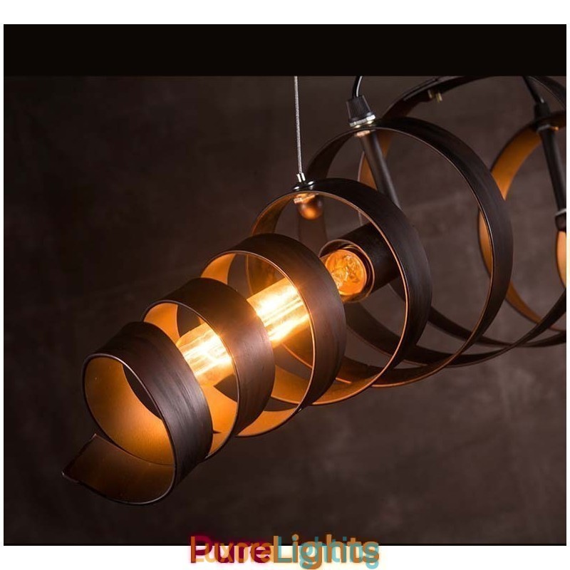 Designer Touch Decorative Retro Iron Lamp Modern Minimalist Industrial Style Chandelier