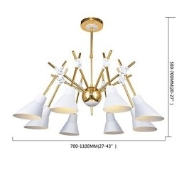 Designer Touch Decorative Personalized Adjustable Direction Art Chandelier Lamp Chandelier N