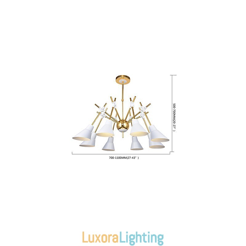 Designer Touch Decorative Personalized Adjustable Direction Art Chandelier Lamp Chandelier N