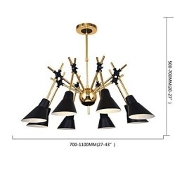 Designer Touch Decorative Personalized Adjustable Direction Art Chandelier Lamp Chandelier N