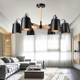 Designer Touch Decorative Vintage Painting Feature for Metal Chandelier