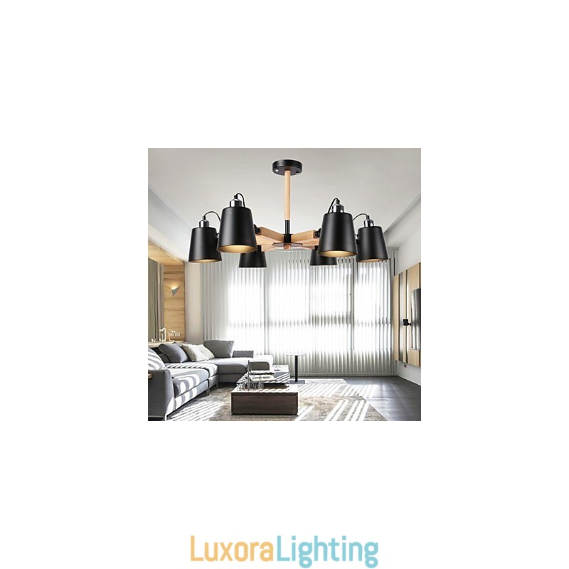 Designer Touch Decorative Vintage Painting Feature for Metal Chandelier