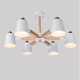 Designer Touch Decorative Vintage Painting Feature for Metal Chandelier