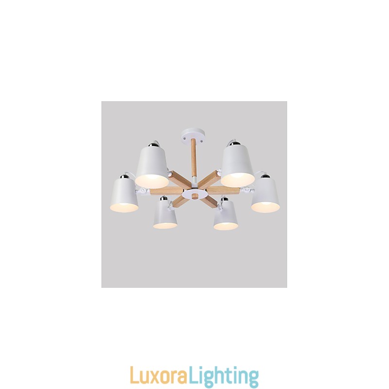 Designer Touch Decorative Vintage Painting Feature for Metal Chandelier