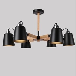 Designer Touch Decorative Vintage Painting Feature for Metal Chandelier