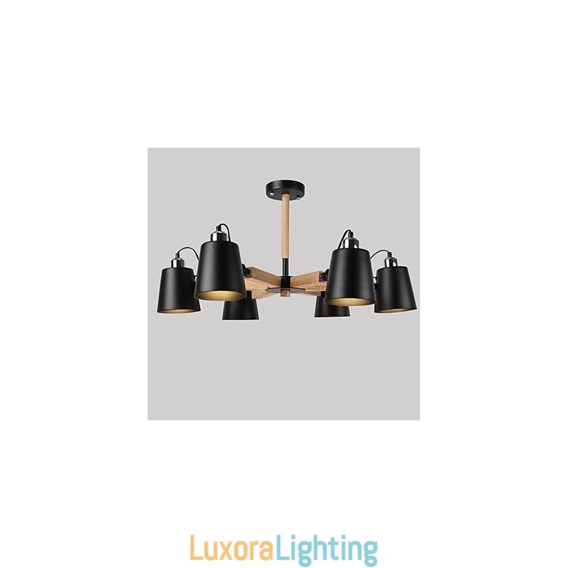 Designer Touch Decorative Vintage Painting Feature for Metal Chandelier