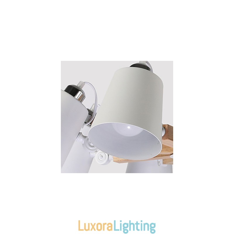 Designer Touch Decorative Vintage Painting Feature for Metal Chandelier