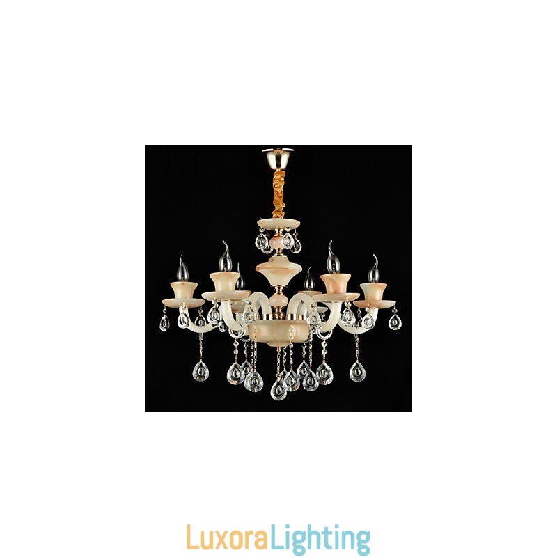 Designer Touch Decorative Traditional Classic Electroplated Feature for Crystal Mini Style Metal Chandelier
