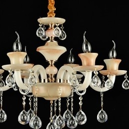 Designer Touch Decorative Traditional Classic Electroplated Feature for Crystal Mini Style Metal Chandelier