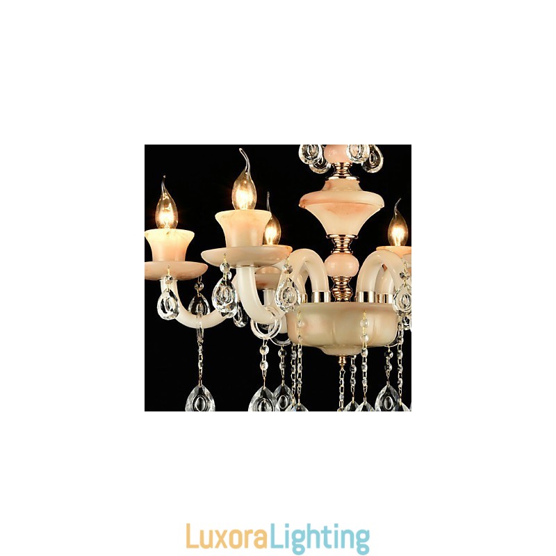 Designer Touch Decorative Traditional Classic Electroplated Feature for Crystal Mini Style Metal Chandelier