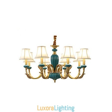 Designer Touch Decorative All Copper Chandelier Jade Chandelier KP