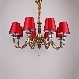 Designer Touch Decorative Chandelier Modern Contemporary Metal