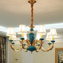 Designer Touch Decorative All Copper Chandelier Jade Chandelier KP