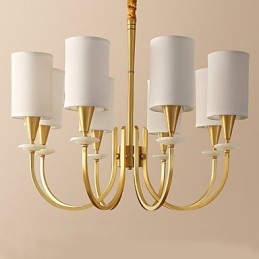 Designer Touch Decorative Pure Brass Chandelier Jade Chandelier