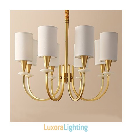 Designer Touch Decorative Pure Brass Chandelier Jade Chandelier