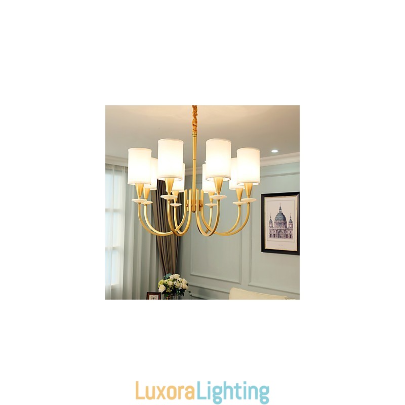 Designer Touch Decorative Pure Brass Chandelier Jade Chandelier