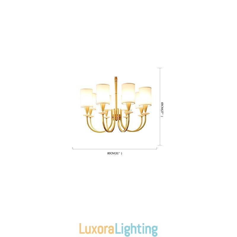 Designer Touch Decorative Pure Brass Chandelier Jade Chandelier