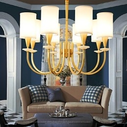Designer Touch Decorative Pure Brass Chandelier Jade Chandelier