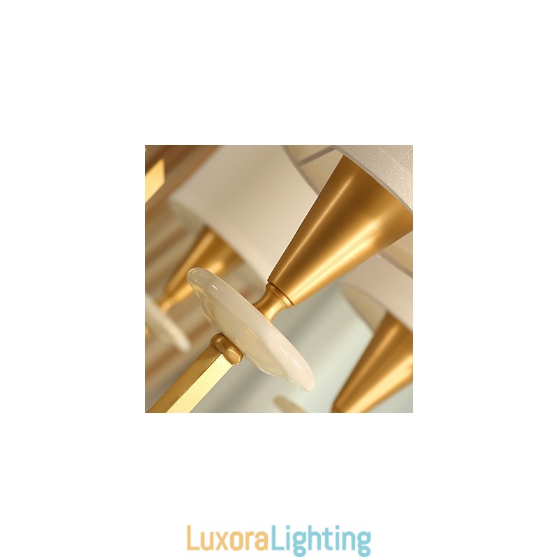 Designer Touch Decorative Pure Brass Chandelier Jade Chandelier