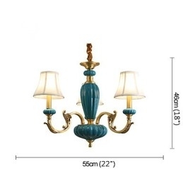 Designer Touch Decorative All Copper Chandelier Jade Chandelier OP