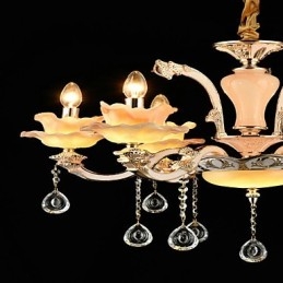 Designer Touch Decorative Modern Contemporary Traditional Classic Zinc Alloy Feature for Crystal Mini Style Metal Pendant Light