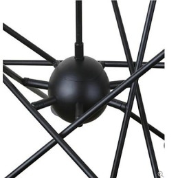 Designer Touch Decorative Rustic Lodge Painting Feature for Designers Metal Indoor Shops 2 Bulbs Chandelier