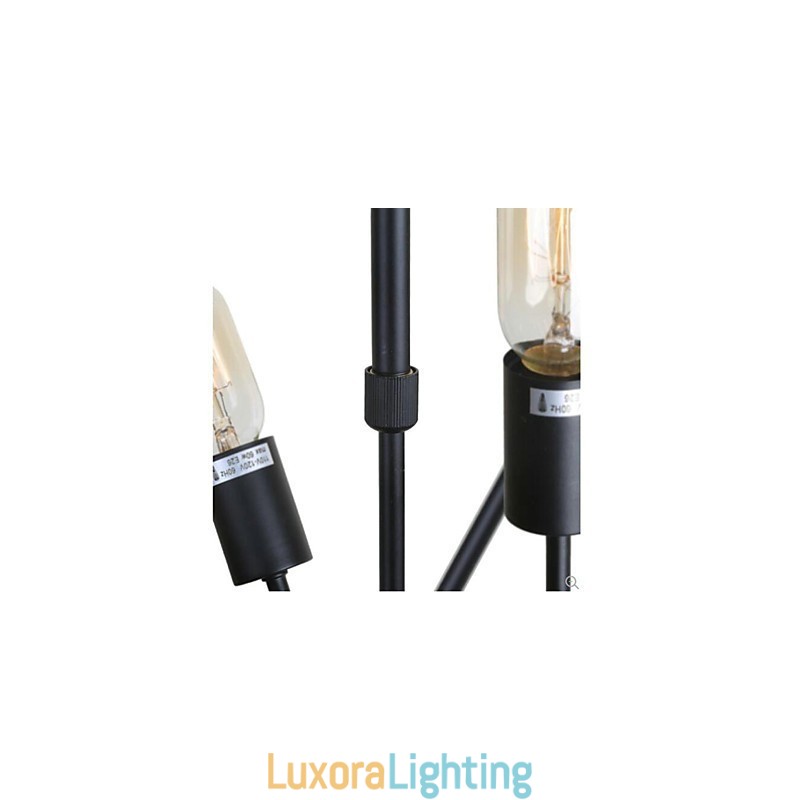 Designer Touch Decorative Rustic Lodge Painting Feature for Designers Metal Indoor Shops 2 Bulbs Chandelier