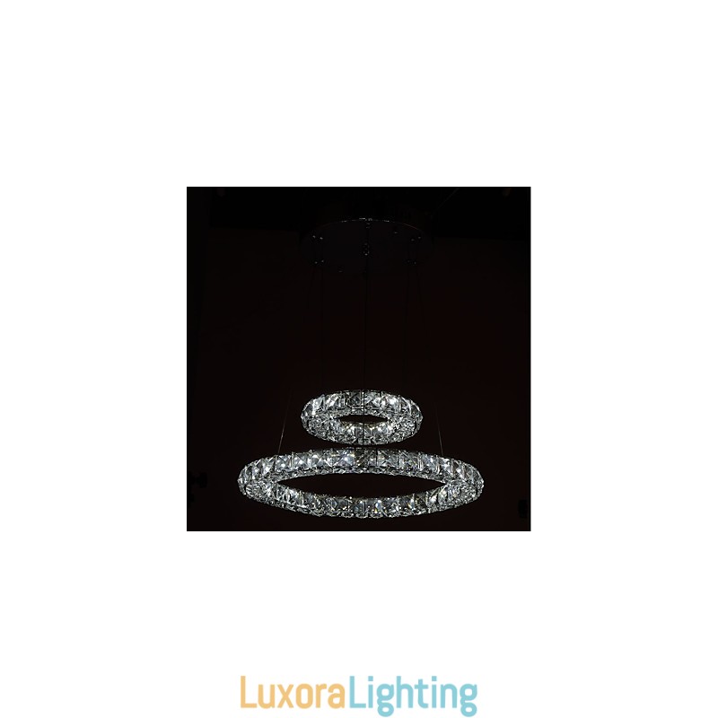 Designer Touch Decorative Crystal Chandelier Lights Indoor Pendant Light Ceiling Lamp Lighting Fixtures Dimmable with Remote Control