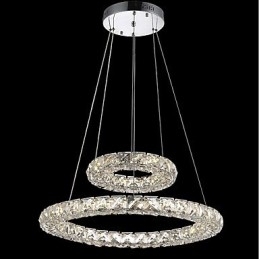 Designer Touch Decorative Crystal Chandelier Lights Indoor Pendant Light Ceiling Lamp Lighting Fixtures Dimmable with Remote Control