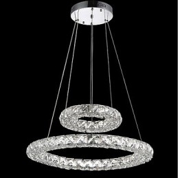Designer Touch Decorative Crystal Chandelier Lights Indoor Pendant Light Ceiling Lamp Lighting Fixtures Dimmable with Remote Control