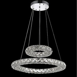 Designer Touch Decorative Crystal Chandelier Lights Indoor Pendant Light Ceiling Lamp Lighting Fixtures Dimmable with Remote Control