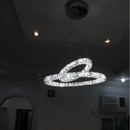 Designer Touch Decorative Crystal Chandelier Lights Indoor Pendant Light Ceiling Lamp Lighting Fixtures Dimmable with Remote Control