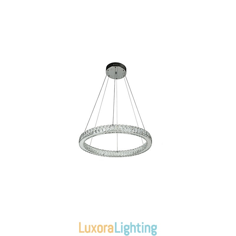 Designer Touch Decorative Dimmable Ring Indoo Ceiling Light Pendant Light Modern Chandelier Lighting Chandelier Lamp with Remote Control