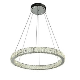 Designer Touch Decorative Dimmable Ring Indoo Ceiling Light Pendant Light Modern Chandelier Lighting Chandelier Lamp with Remote Control