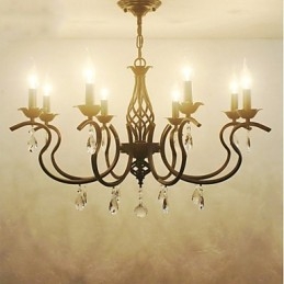 Designer Touch Decorative European Style Crystal Chandelier Dining Lights Simple Creative Candles Lamps And Lanterns Novelty Lightig