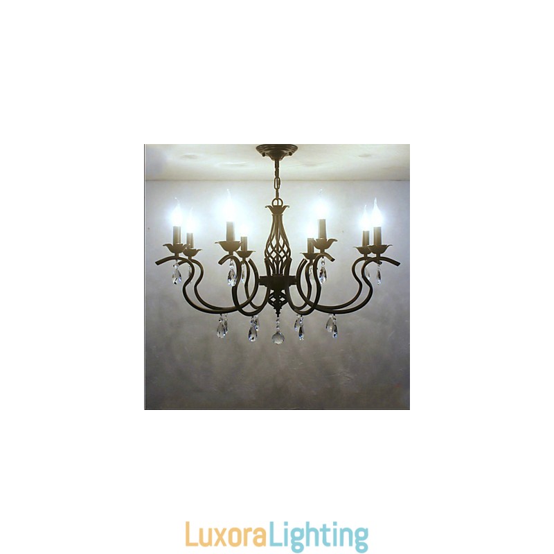 Designer Touch Decorative European Style Crystal Chandelier Dining Lights Simple Creative Candles Lamps And Lanterns Novelty Lightig