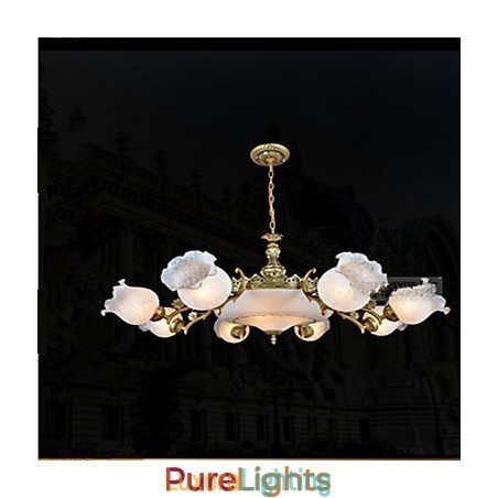 Designer Touch Decorative Chandelier Traditional Classic Vintage Retro Metal