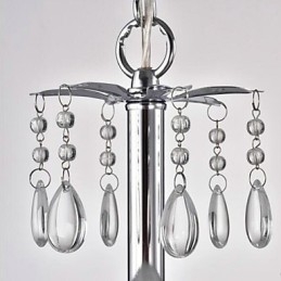 Designer Touch Decorative Rustic Lodge Painting Feature for Designers Metal Indoor Shops 2 Bulbs Chandelier