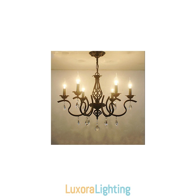 Designer Touch Decorative European Style Crystal Chandelier Dining Lights Simple Creative Candles Lamps And Lanterns Novelty Lightig