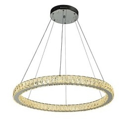 Designer Touch Decorative Dimmable Ring Ceiling Light Pendant Light Modern Chandelier Lighting Indoor Lamp with Remote Control