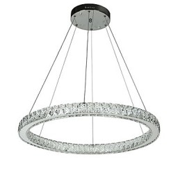 Designer Touch Decorative Dimmable Ring Ceiling Light Pendant Light Modern Chandelier Lighting Indoor Lamp with Remote Control