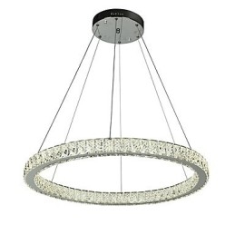 Designer Touch Decorative Dimmable Ring Ceiling Light Pendant Light Modern Chandelier Lighting Indoor Lamp with Remote Control