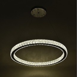 Designer Touch Decorative Dimmable Ring Ceiling Light Pendant Light Modern Chandelier Lighting Indoor Lamp with Remote Control