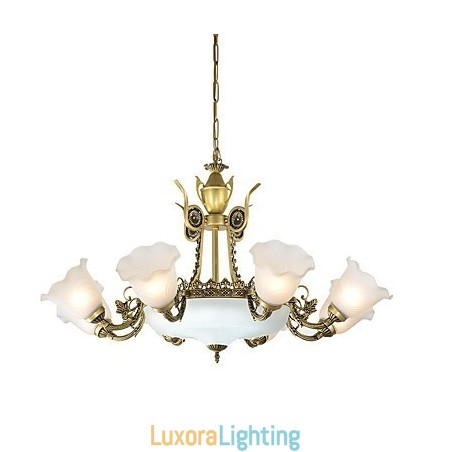 Designer Touch Decorative Traditional Classic Painting Feature for Mini Style Metal Chandelier