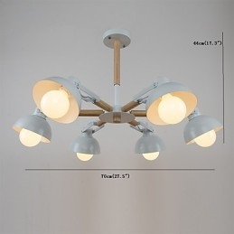 Designer Touch Decorative Traditional Classic Rustic Lodge Vintage Retro Painting Feature for Mini Style Metal Chandelier