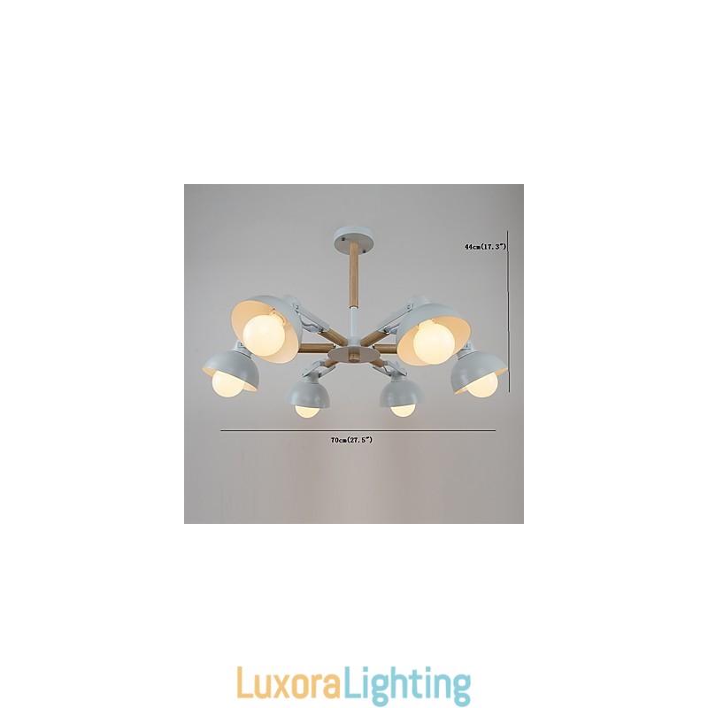 Designer Touch Decorative Traditional Classic Rustic Lodge Vintage Retro Painting Feature for Mini Style Metal Chandelier