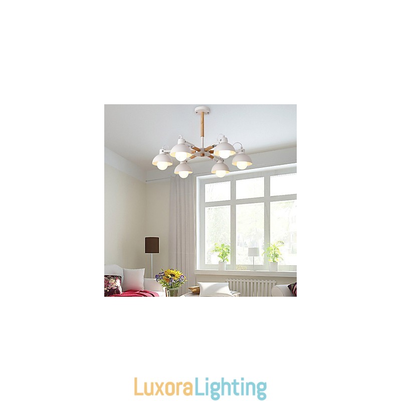 Designer Touch Decorative Traditional Classic Rustic Lodge Vintage Retro Painting Feature for Mini Style Metal Chandelier