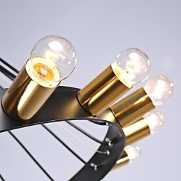 Designer Touch Decorative Nordic Creative Chandelier Retro Industria Penthouse