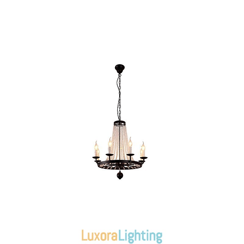 Designer Touch Decorative 8 Lights Chandelier Modern Contemporary Traditional Classic Rustic Lodge Vintage Retro Lantern Drum Country Island Globe Bowl